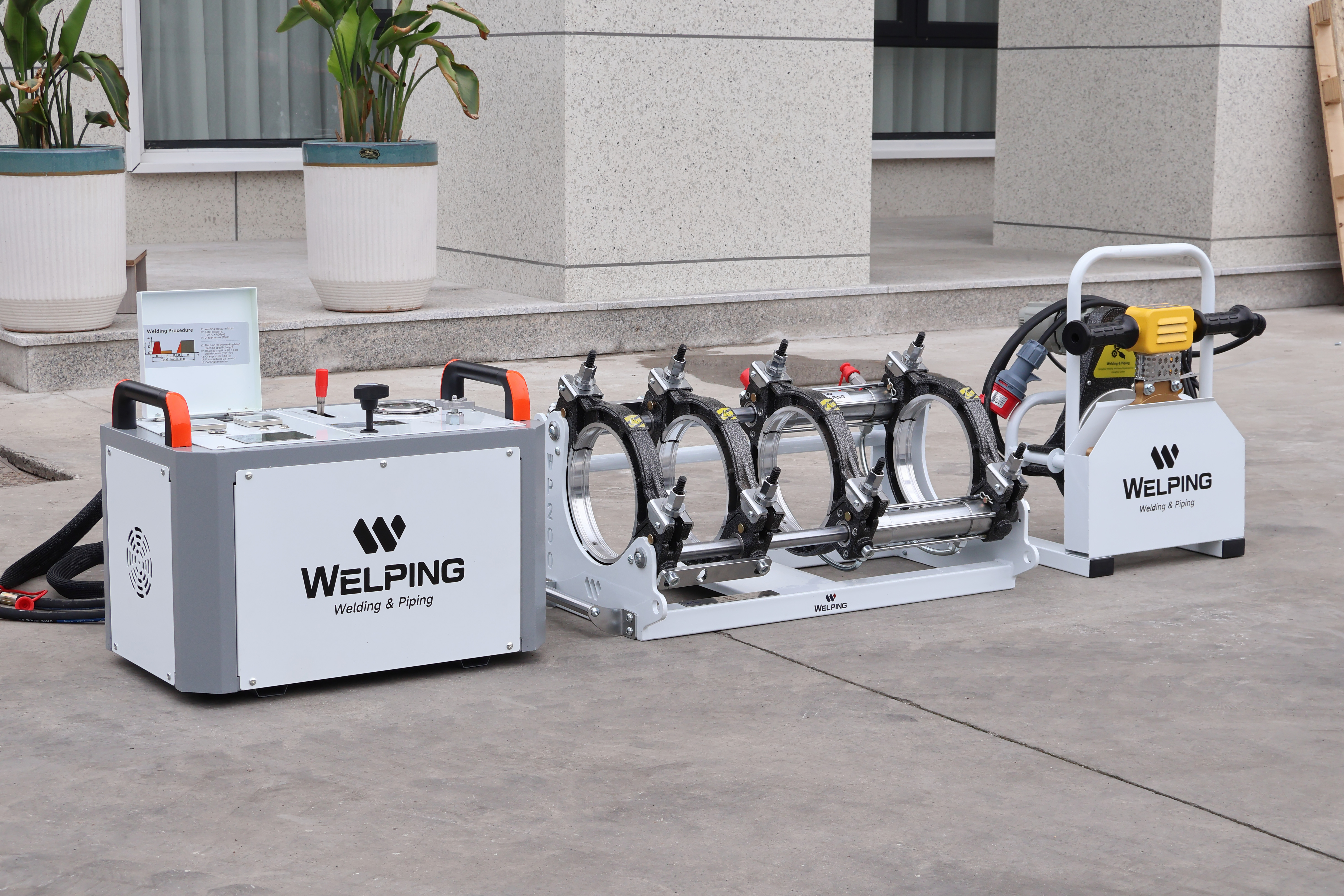Machine de soudage de fusion HDPE Hydraulique HDPE Machine de soudage WP200A Pro